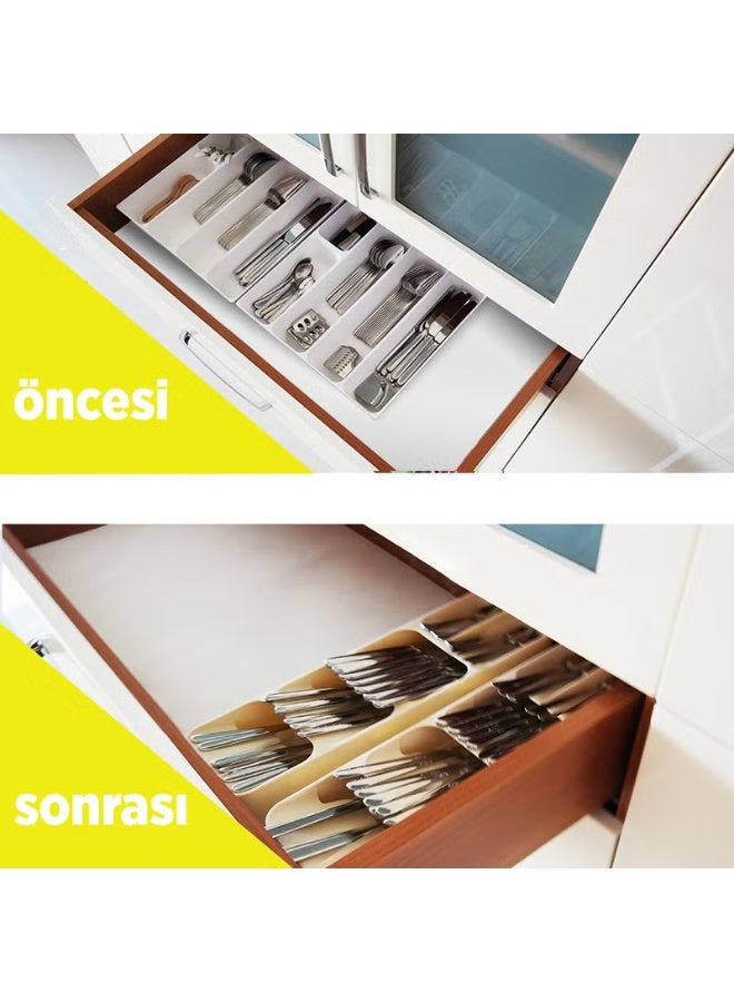 DECOBELLA 5 Section Drawer Cutlery - Image 4